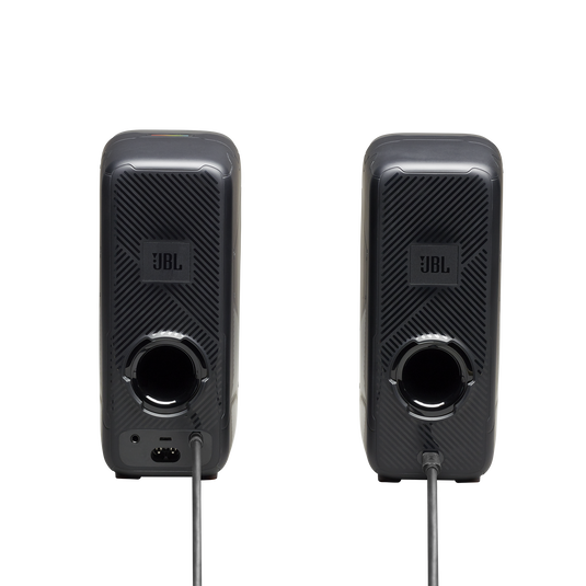 JBL Quantum Duo - Black Matte - PC Gaming Speakers - Back image number null