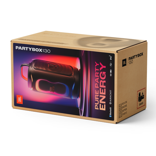 JBL PartyBox 130 | 比類のないJBLサウンド、ダイナミックなライト