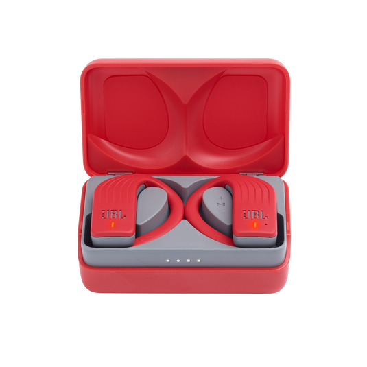 JBL Endurance PEAK - Red - Waterproof True Wireless In-Ear Sport Headphones - Hero image number null