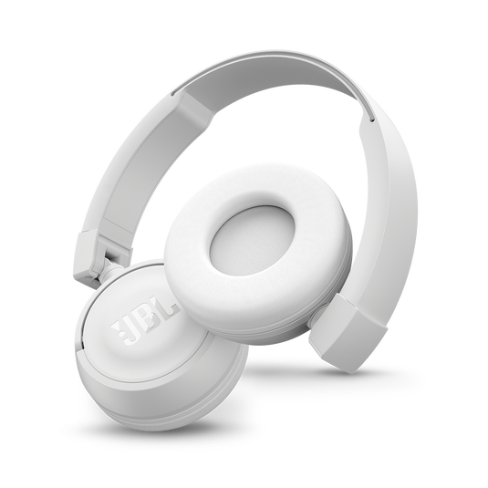 JBL T450BT - White - Wireless on-ear headphones - Detailshot 1 image number null