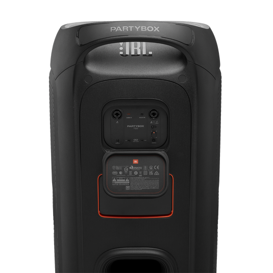 JBL PartyBox 720 - Black - Loudest battery-powered JBL party speaker with superior JBL Pro Sound and a futuristic lightshow - Detailshot 1 image number null