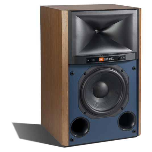 4329P Studio Monitor Powered Loudspeaker System - Natural Walnut - Powered Bookshelf Loudspeaker System - Right image number null