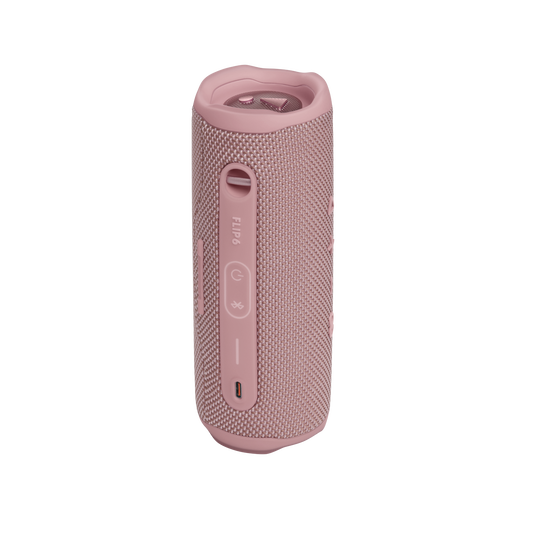 JBL Flip 6 - Pink - Portable Waterproof Speaker - Back image number null