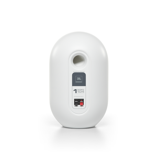 JBL 104-BT (Pair) - White - Compact Desktop Reference Monitors with Bluetooth - Detailshot 1 image number null