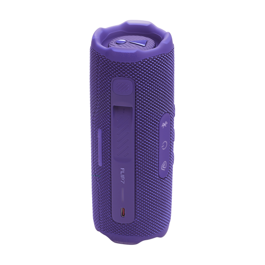 JBL Flip 7 - Purple - Portable waterproof and drop-proof speaker - Back image number null