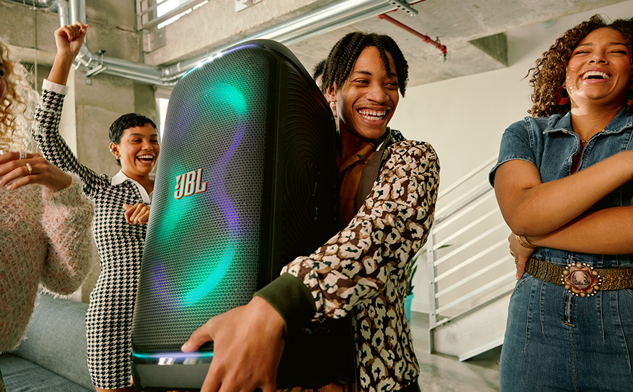 JBL PartyBox Stage 320 | ホイール付きポータブルパーティースピーカー