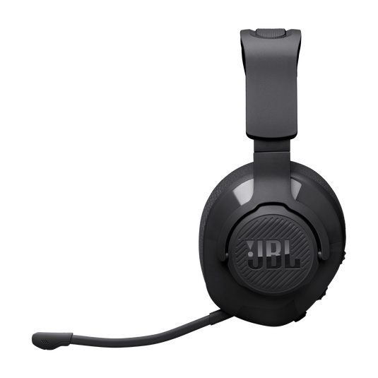 JBL Quantum 360 Wireless - Black - Wireless over-ear gaming headset with surround sound and detachable mic - Left image number null