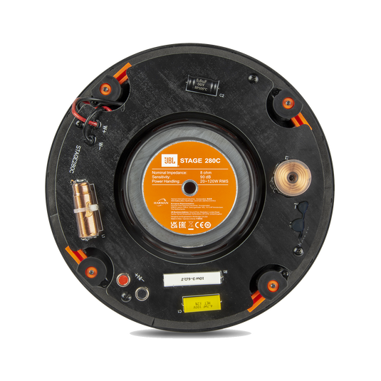 Stage 280C - Black - 2-way 8in (203mm) In-Ceiling Loudspeaker - Back image number null
