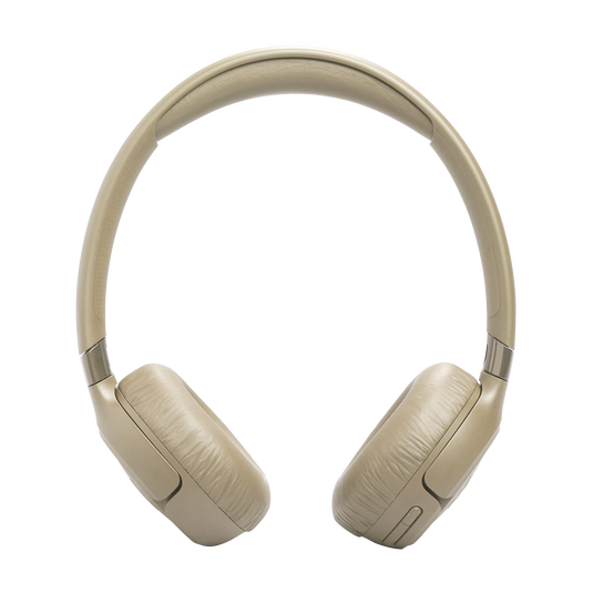 JBL Tune 680NC - Beige - Wireless on-ear Noise cancelling headphones - Bottom image number null