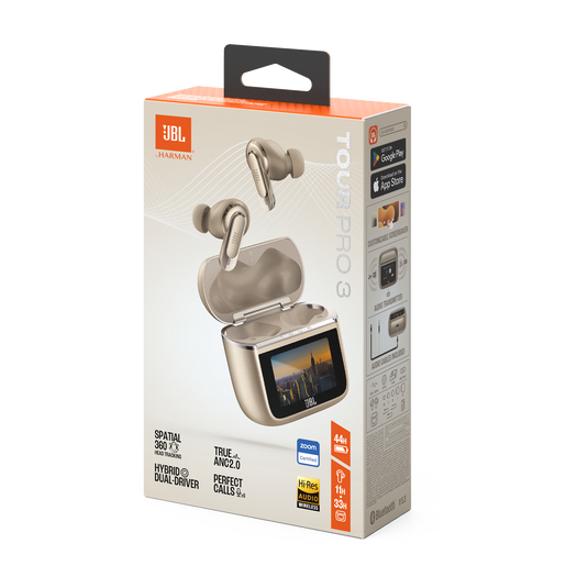 オーディオ機器 JBL Tour Pro 3 ラテ おまけつき