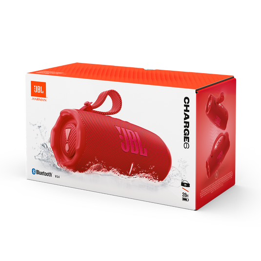 JBL Charge 6 - Red - Portable waterproof and drop-proof Bluetooth speaker - Detailshot 4 image number null