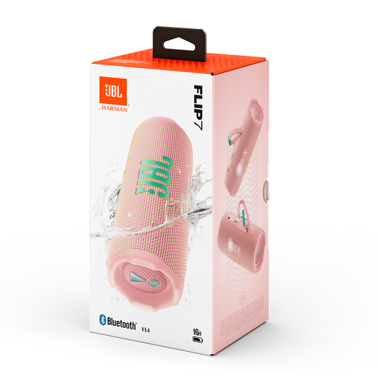 JBL Flip 7 - Pink - Portable waterproof and drop-proof  speaker - Detailshot 9 image number null