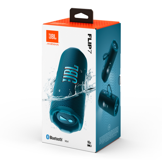 JBL Flip 7 - Blue - Portable waterproof and drop-proof speaker - Detailshot 9 image number null