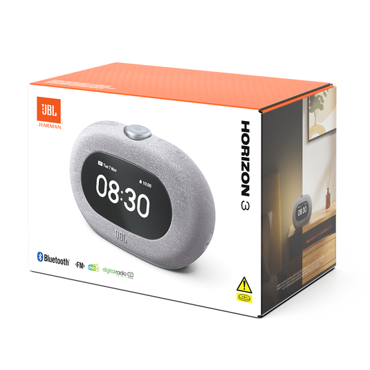 JBL Horizon 3 with FM - Grey - Bluetooth&reg; clock radio speaker with FM - Detailshot 8 image number null