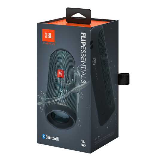 JBL Flip Essential  3 - Gun Metal - Portable Waterproof Speaker - Detailshot 1 image number null