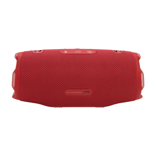JBL Charge 6 - Red - Portable waterproof and drop-proof Bluetooth speaker - Back image number null