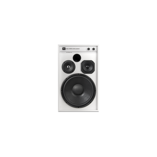 JBL 4312G - White - 12-inch (300mm) 3-way Studio Monitor Bookshelf Loudspeaker - Detailshot 1 image number null