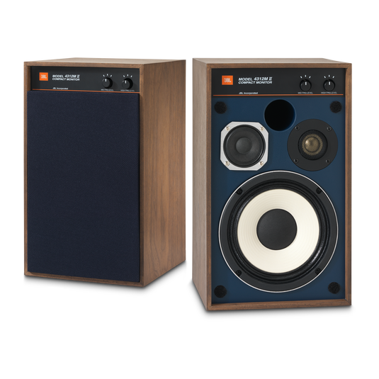 4312MII - Brown - 5.25” 3-way Studio Monitor Loudspeaker - Hero image number null