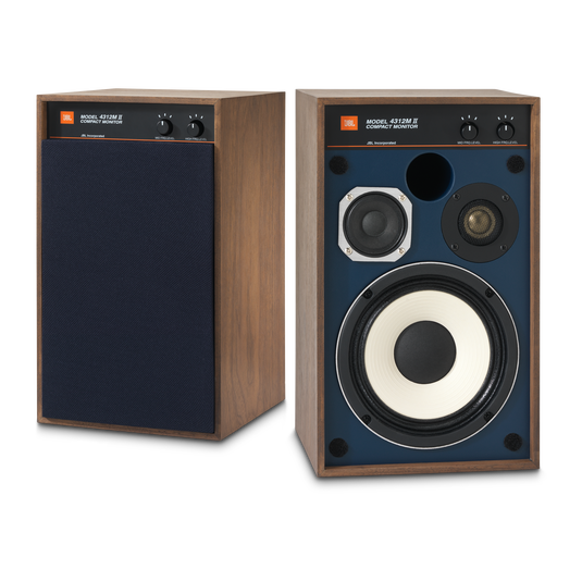 4312MII - Brown - 5.25” 3-way Studio Monitor Loudspeaker - Hero image number null