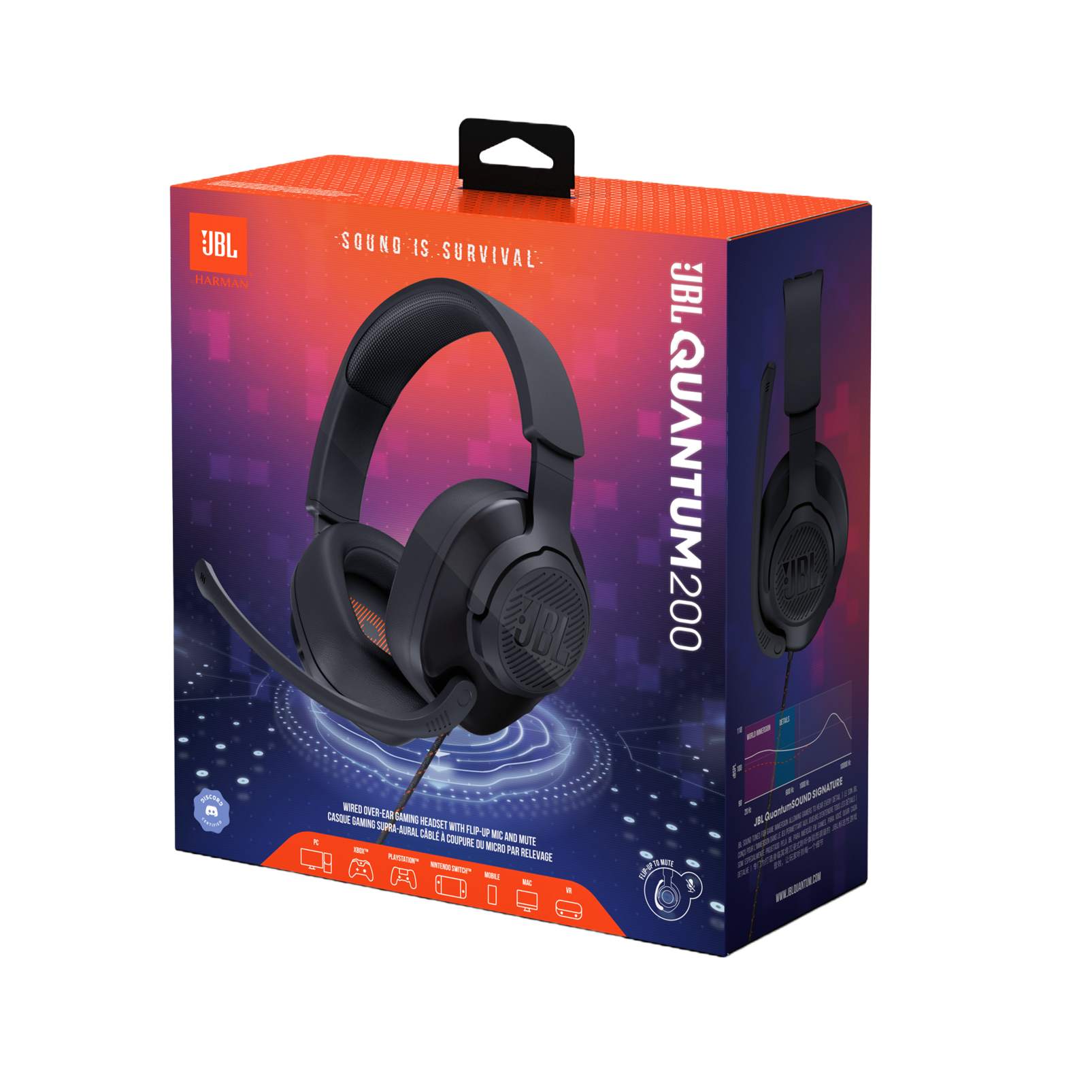 JBL Quantum ONE オーバーイヤーパフォーマンスゲームヘッドセット アクティブノイズキャンセリング機能付き ブラック JBL Quantum ONE オーバーイヤーパフォーマンスゲームヘッドセット