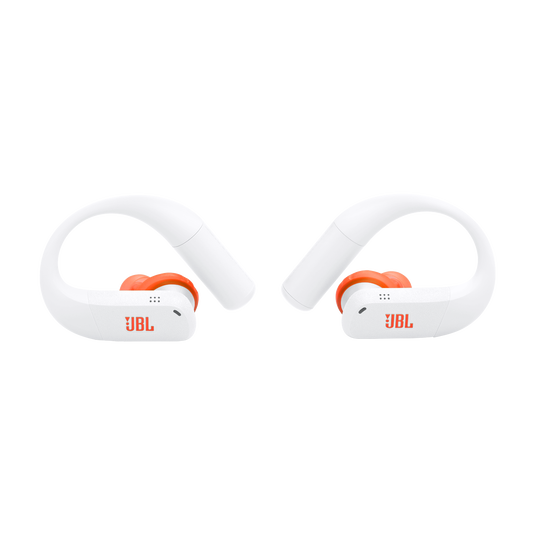JBL Endurance Peak 4 - White - True Wireless Noise Cancelling Sport Earbuds - Left image number null
