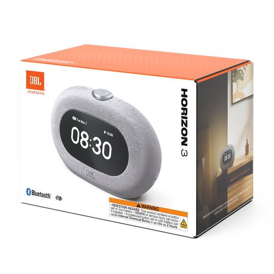 JBL Horizon 3 with FM - Grey - Bluetooth&reg; clock radio speaker with FM - Detailshot 8 image number null