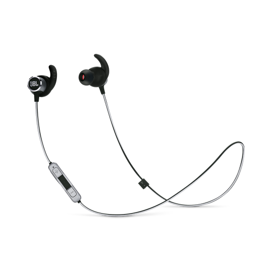JBL REFLECT MINI 2 - Black - Lightweight Wireless Sport Headphones - Hero image number null