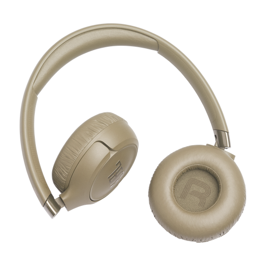 JBL Tune 680NC - Beige - Wireless on-ear Noise cancelling headphones - Detailshot 2 image number null