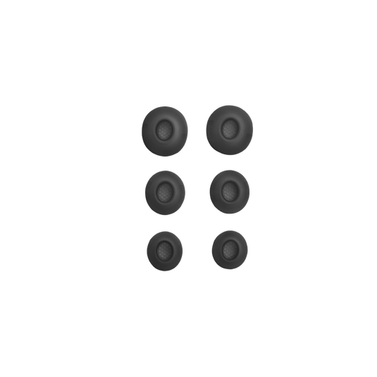 Sealing Eartips for JBL Tune Flex 2 Ghost Edition - Black - Hero image number null