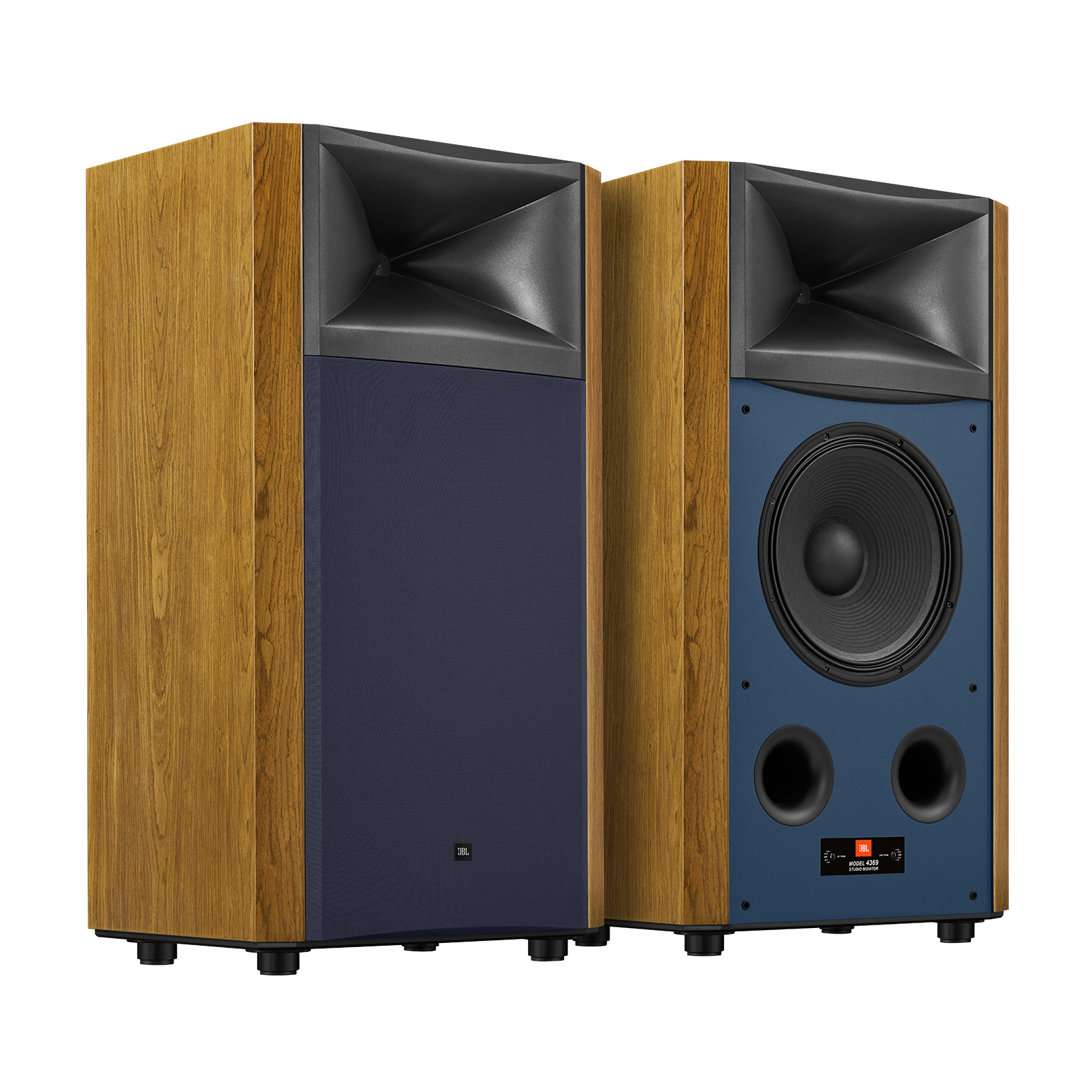 4369 - Walnut - 15-inch (380mm) 2-Way Floorstanding Studio Monitor Loudspeaker - Detailshot 1 image number null