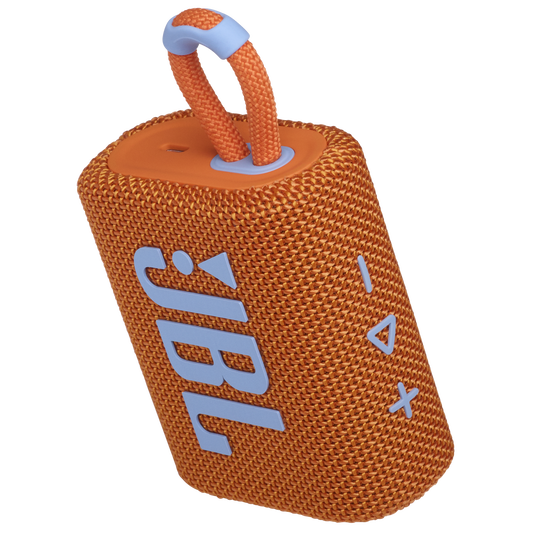 JBL Go 3 - Orange - Portable Waterproof Speaker - Detailshot 2 image number null