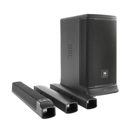JBL EON ONE MK2 - Black - All-In-One, Battery-Powered Column PA with Built-In Mixer and DSP - Detailshot 1 image number null