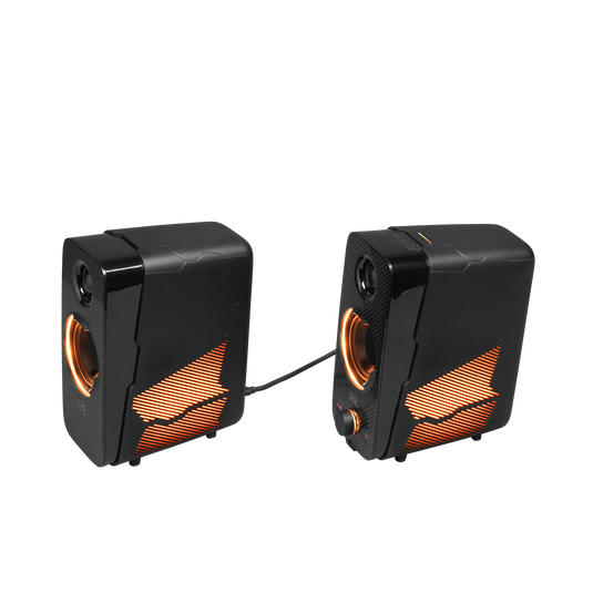 JBL Quantum Duo - Black Matte - PC Gaming Speakers - Detailshot 5 image number null