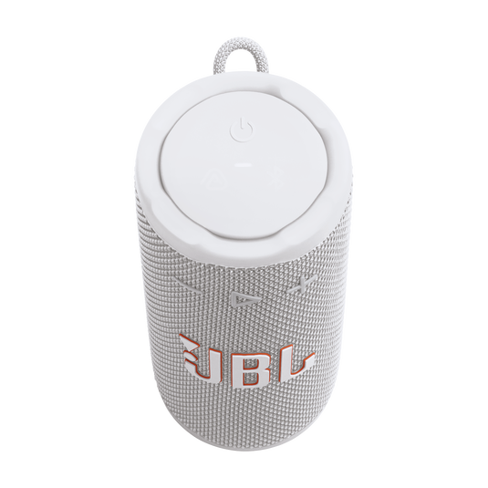 JBL Grip - White - Compact Bluetooth speaker with bold JBL Pro Sound and ambient light - Top image number null