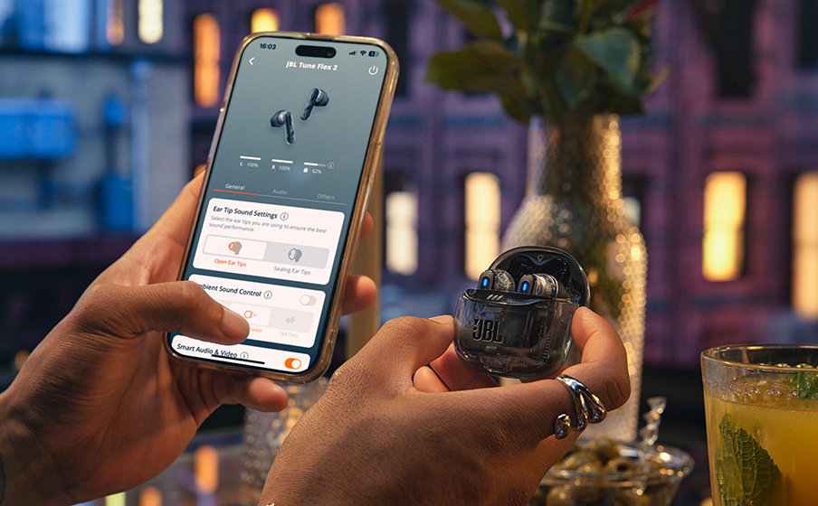JBL Tune Flex 2 Ghost Edition JBL Pure BassサウンドとJBL空間サウンド - Image