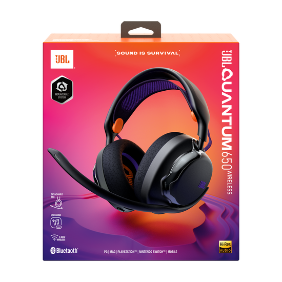 JBL Quantum 650 | オーバーイヤーゲーミングヘッドセット