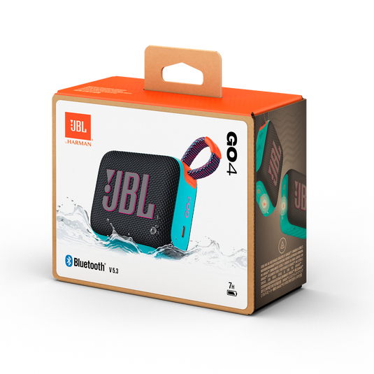JBL Go 4 - Black and Orange - Ultra-Portable Bluetooth Speaker - Detailshot 15 image number null