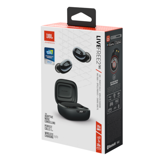 JBL Live Free 2 TWS | ハイブリッドノイズキャンセリング完全 