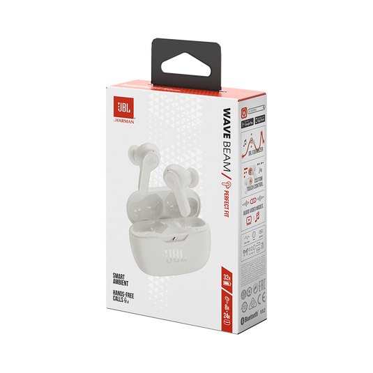 JBL Wave Beam - White - True wireless earbuds - Detailshot 15 image number null