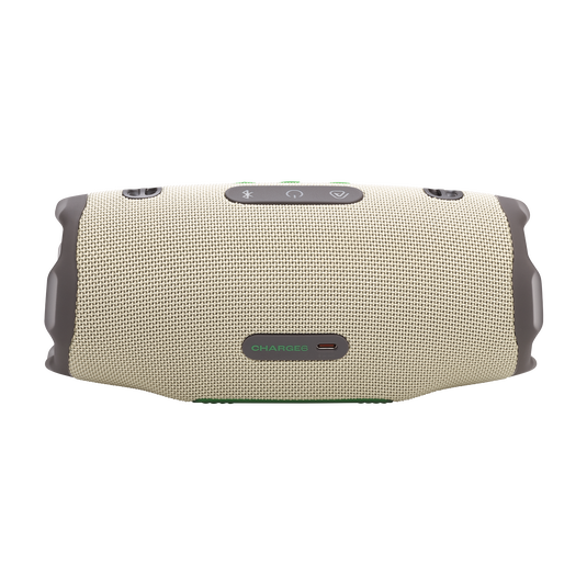 JBL Charge 6 - Sand - Portable waterproof and drop-proof Bluetooth speaker - Back image number null