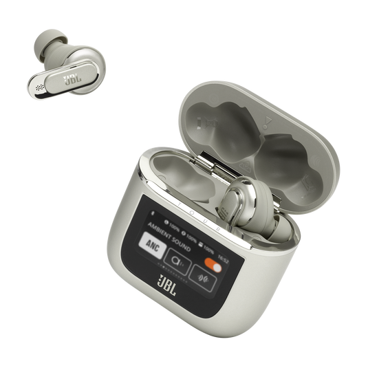 JBL Tour Pro 2 - Champagne - True wireless Noise Cancelling earbuds - Detailshot 4 image number null