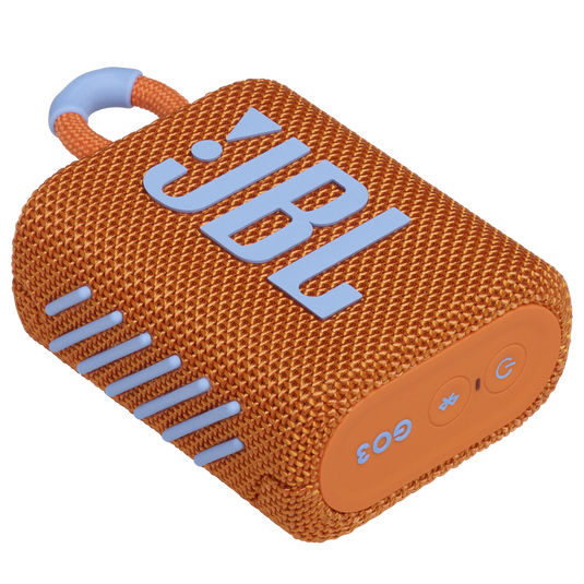 JBL Go 3 - Orange - Portable Waterproof Speaker - Detailshot 3 image number null