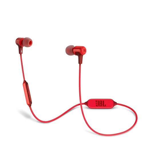 E25BT - Red - Wireless in-ear headphones - Hero image number null