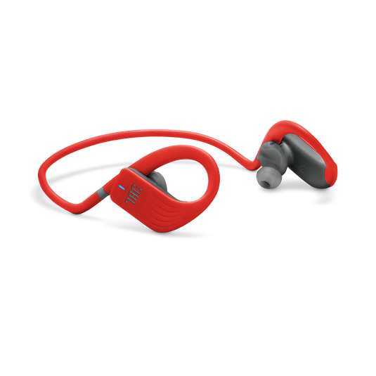 JBL Endurance JUMP - Red - Waterproof Wireless Sport In-Ear Headphones - Detailshot 1 image number null