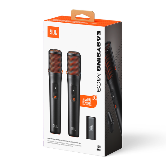 JBL EasySing Mics | リアルタイムのボーカルリムーバル機能を備えたAI