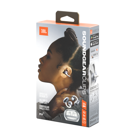 JBL Soundgear Clips - White - True wireless open-ear headphones - Detailshot 15 image number null
