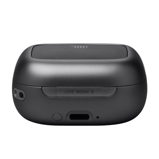JBL Live Beam 3 - Black - True wireless noise-cancelling closed-stick earbuds - Detailshot 4 image number null