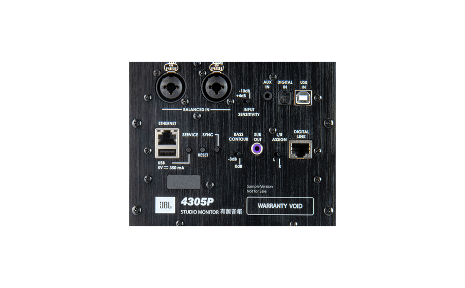 4305P Studio Monitor USB-Bおよび光デジタル入力、XLR / 6.3mmフォンジャックおよび3.5mm AUX入力など豊富なデジタル＆アナログ入力を装備 - Image