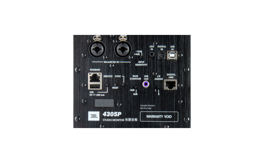 4305P Studio Monitor USB-Bおよび光デジタル入力、XLR / 6.3mmフォンジャックおよび3.5mm AUX入力など豊富なデジタル&アナログ入力を装備 - Image