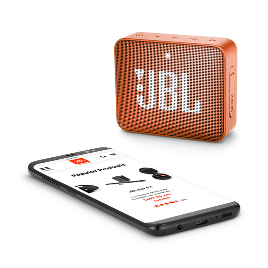 JBL Go 2 - Coral Orange - Portable Bluetooth speaker - Detailshot 3 image number null